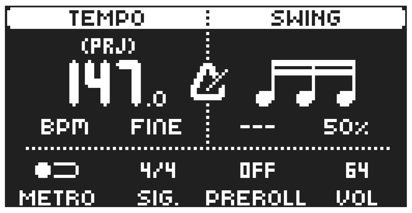 7.3 TEMPO AND METRONOME — figure 1