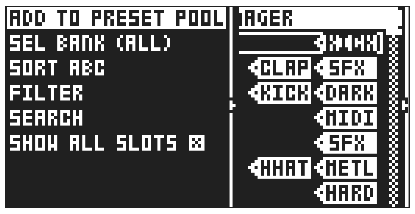 9.3 PRESET/KIT MENU — figure 3