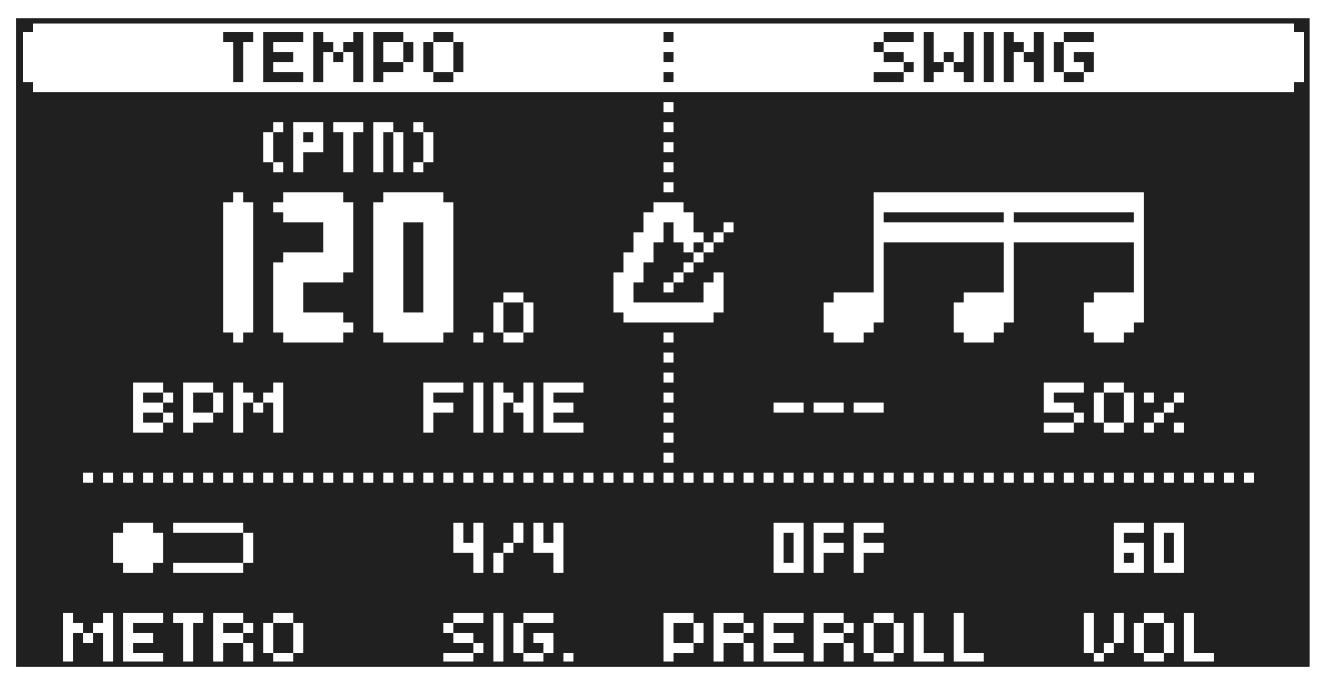 7.5 TEMPO AND METRONOME — figure 1