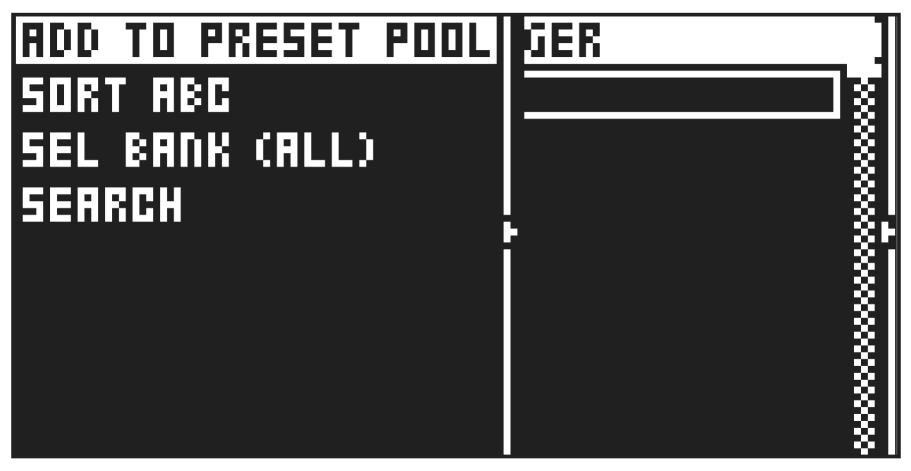 9.2 PRESET/KIT MENU — figure 8