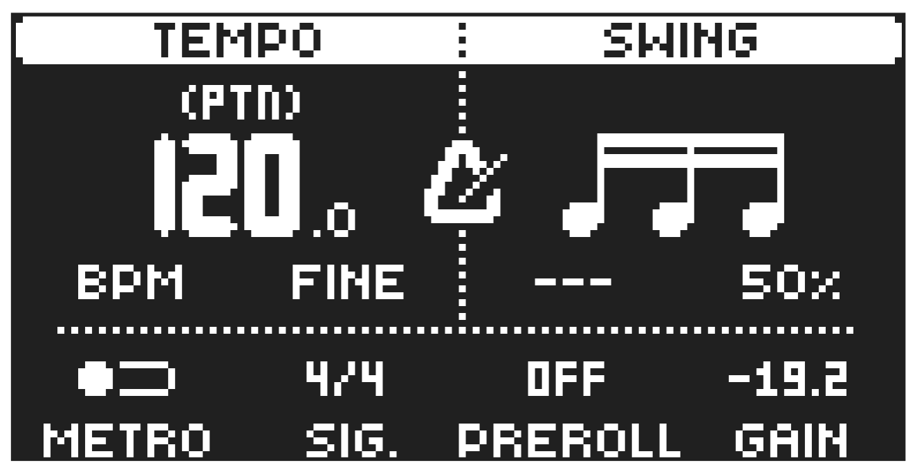 7.5 TEMPO AND METRONOME — figure 1